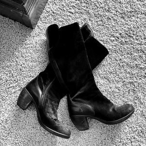 Fly London Black Suede Boots